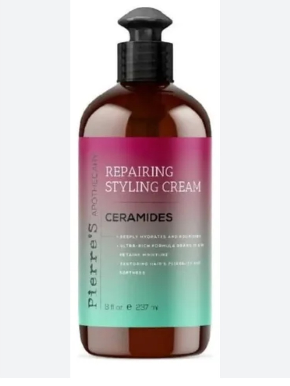 Repairing Styling Cream with Ceramides - Pink & Mint Bottle